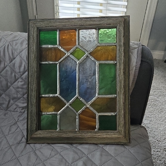 Colorful Stained Glass Window Panel - Picture 5 of 6